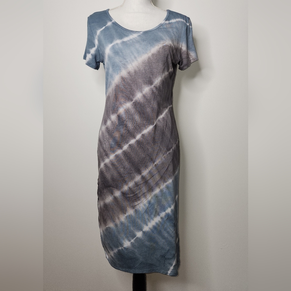 Urban‎ X tie dye body con midi dress medium